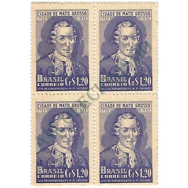 QC0281 - 2º Centenário da cidade de Mato Grosso - 1952