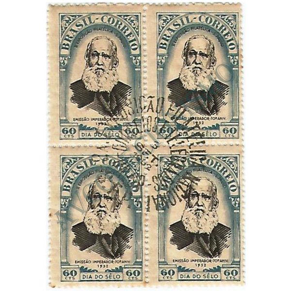 QC0284CBC - 2º Exposição Filatélica de São Paulo e 70º Aniversário da emissão Cabeça Grande - 1952 - CBC