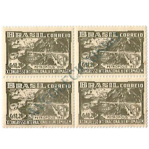 QC0301 - X Congresso Internacional de Enfermagem - Petrópolis/RJ - 1953 - MINT