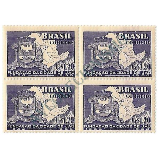 QC0304 - Centenário de Jaú/SP - 1953 - MINT