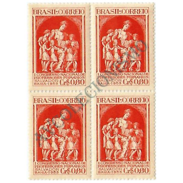 QC0324 - 1º Congresso Nacional de Prof. Primários - Salvador/BA - 1953 - MINT