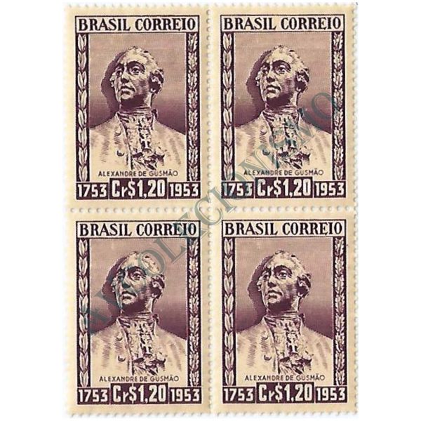 QC0327 - Bicentenário da morte de Alexandre de Gusmão - 1954 - MINT