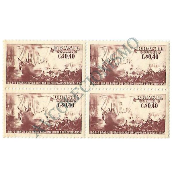 QC0348 - Sesquicentenário natalício do Almirante Cardoso (25-9) - 1954 - NN