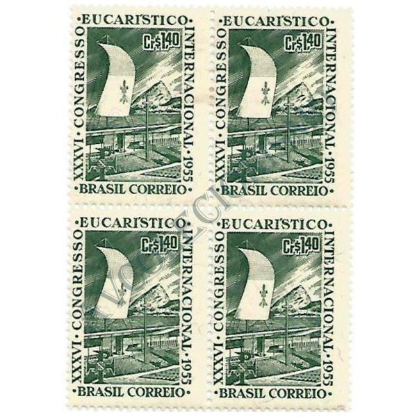 QC0365 - 36º Congresso Eucarístico Internacional, RJ e visita do Cardeal Legado Bento Aloisi Masella - 1955 - NN
