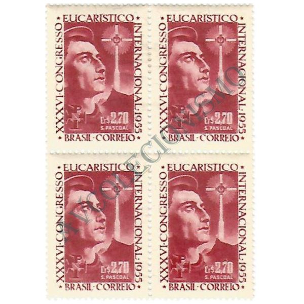 QC0366 - 36º Congresso Eucarístico Internacional, RJ e visita do Cardeal Legado Bento Aloisi Masella - 1955 - NNN