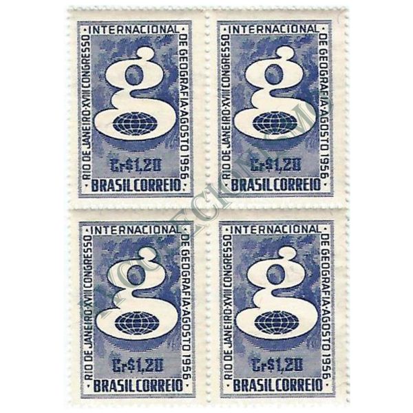 QC0374 - Propaganda do 18º Congresso Internacional de Geografia - Rio de Janeiro - 1956 - NNN