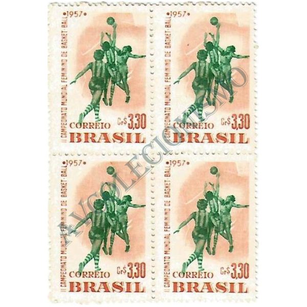 QC0393 - 2º Campeonato Mundial Feminino de Bola-ao-cesto/RJ - 1957 - NNN