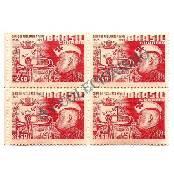 QC0402 - 150 anos da Criação do Corpo de Fuzileiros Navais - 1958 - NNN