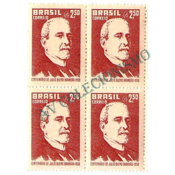 QC0417 - Centenário do nascimento de Júlio Bueno Brandão - 1958 - NNN