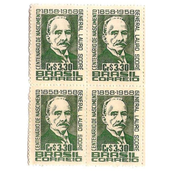 QC0427 - 100 Anos do Nascimento do General Lauro Sodré - Político (1858-1944) - 1958 - NNN