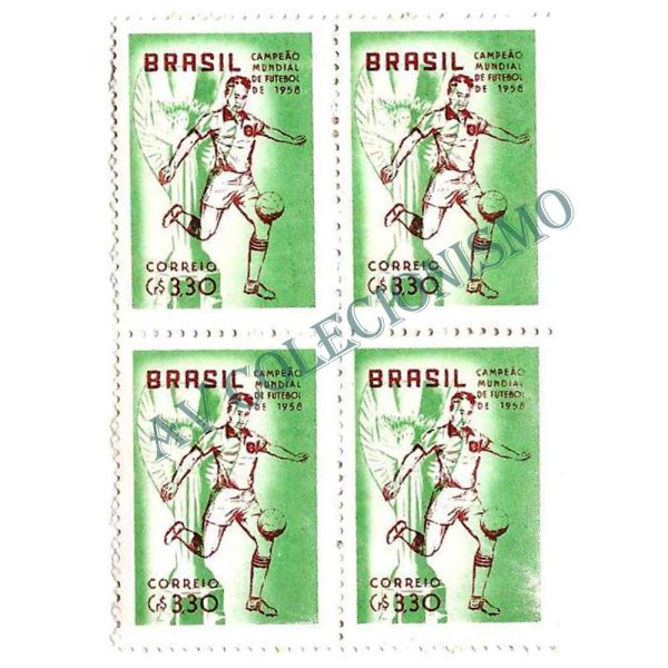 QC0430 - Brasil, Campeão Mundial de Futebol - 1958 Suécia - 1959 - NNN