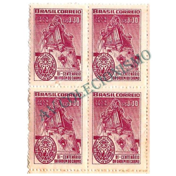 QC0435 - Bicentenário da Ordem Terceira do Carmo de Diamantina/MG - 1959 - NNN