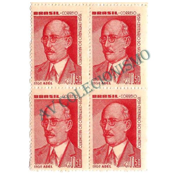 QC0448 - Centenário natalício do Engenheiro Adel Pinto - 1960 - NNN