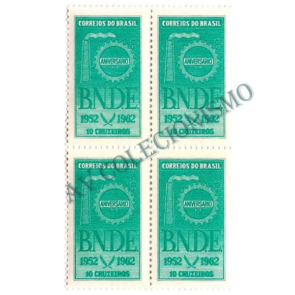 QC0481 - 10º Aniversário do Banco Nacional do Desenvolvimento - 1962 - NNN