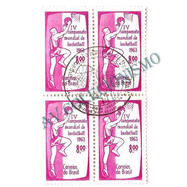 QC0488CBC - IV Campeonato Mundial de Bola-ao-Cesto - RJ - 1963 - CBC