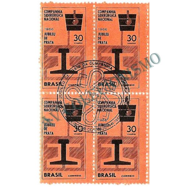 QC0547CBC - 25º Aniversário da Companhia Siderúrgica Nacional - 1966 - CBC