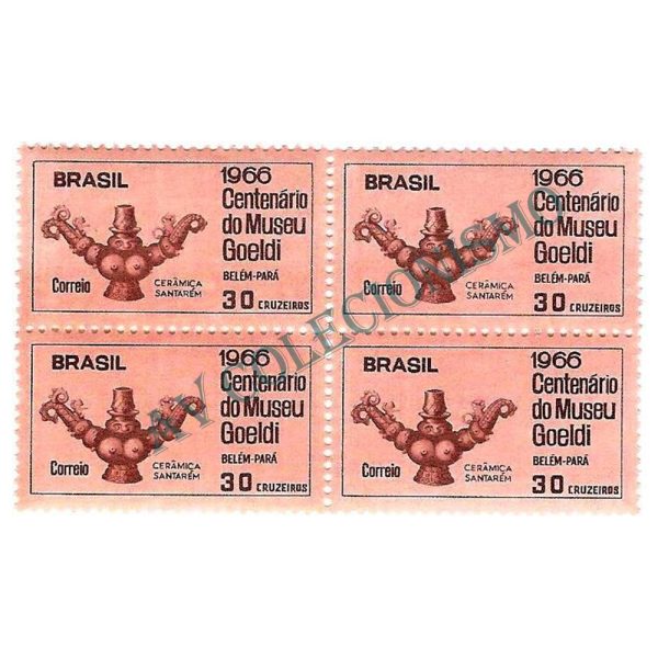 QC0555 - Centenário do museu Emílio Goeldi em Belém/PA - 1966 - NNN