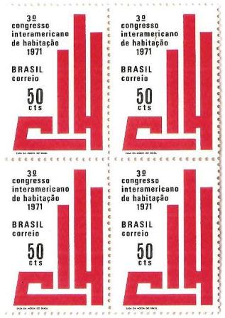 QC0693 - 3º Congresso Interamericano de Habitação - Rio de Janeiro - 1971 - MINT