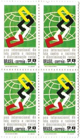 QC0694 - Ano Internacional da Luta contra o Racismo e Discriminação Racial - 1971 - MINT