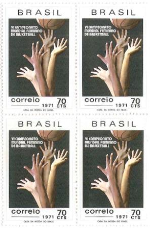 QC0698 - 6º Campeonato Mundial Feminino de Bola-ao-Cesto - 1971 - MINT