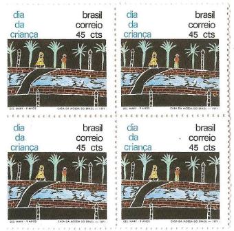 QC0711 - Dia da Criança - Des. Mary - 1971 - MINT