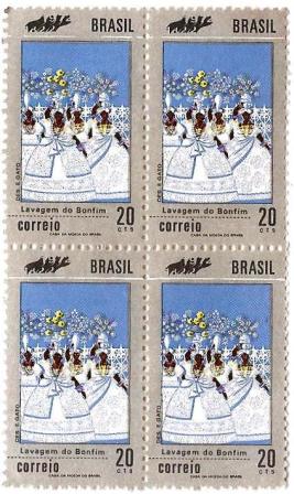 QC0721 - Promoção do Turismo Nacional - Lavagem do Bonfim - 1972 - MINT