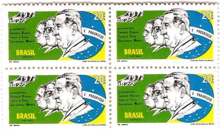 QC0726 - Homenagem aos Presidentes da Revolução de 64 - 1972 - MINT
