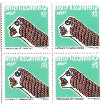 QC0744 - Promoção do Folclore Brasileiro - Carranca - 1972 - MINT