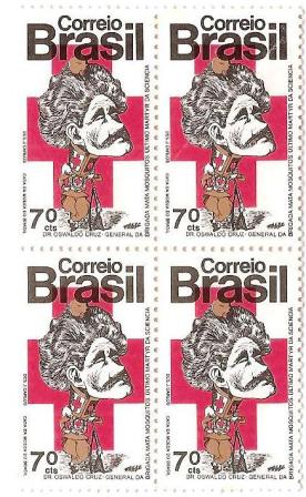 QC0767 - Homenagem à Terra e ao Homem - Dr. Oswaldo Cruz - 1972 - MINT