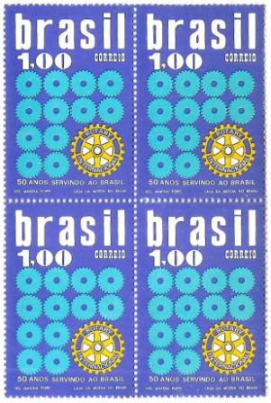 QC0773 - Cinquentenário do Rotary Clube Internacional do Brasil - 1973 - NN