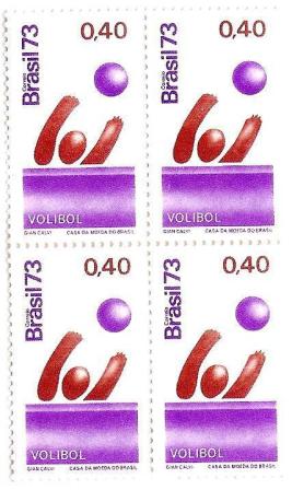 QC0776 - Promoção do Esporte e da Aptidão Física - Voleibol - 1973 - MINT