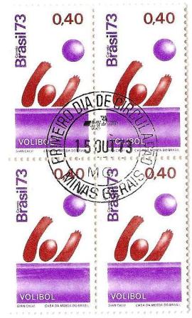 QC0776CPD - Promoção do Esporte e da Aptidão Física - Voleibol - 1973 - MINT