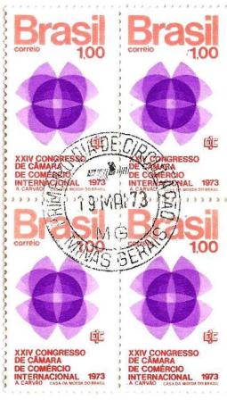 QC0780CPD - 24º Congresso da Câmara de Comércio Internacional - 1973 - MINT