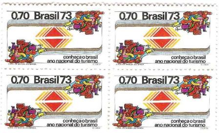 QC0784 - Ano Nacional do Turismo - Promoção da Embratur - 1973 - MINT