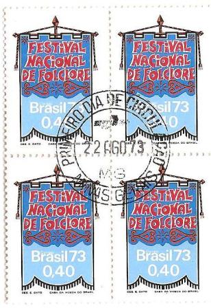 QC0798CPD - Festival Nacional do Folclore - 1973 - MINT