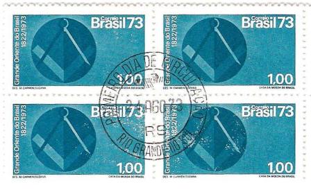 QC0799CPD - Homenagem ao Grande Oriente do Brasil - 1973 - MINT