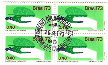 QC0800CPD - Campanha da Proteção Nacional - Proteção à natureza - 1973 - MINT