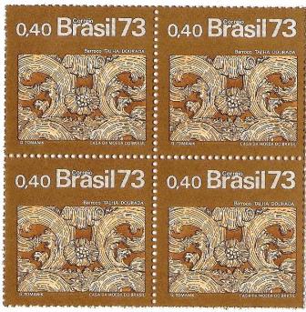 QC0811 - Arte Barroca do Brasil - Talha Dourada - 1973 - MINT