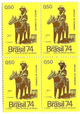 QC0862 - Cultura Popular - Cerâmica - 1974 - MINT