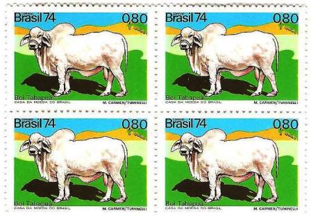 QC0864 - Animais Brasileiros - Mocho Tabapuã - 1974 - MINT