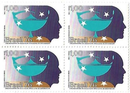 QC0947 - Cinquentenário da ABE-Associação Brasileira de Enfermagem - 1976 - MINT