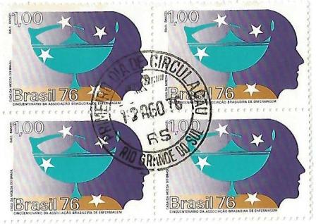 QC0947CPD - Cinquentenário da ABE-Associação Brasileira de Enfermagem - 1976 - MINT