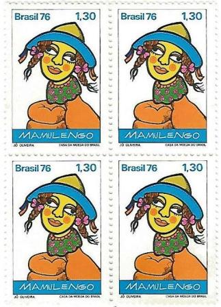 QC0949 - Teatro Popular no Brasil - Mamulengos - Menina - 1976 - MINT