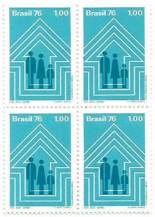 QC0952 - Homenagem ao SESC e SENAC - 1976 - MINT
