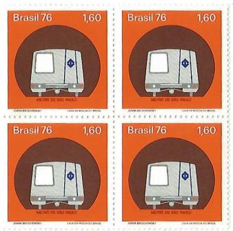 QC0955 - Metrô de São Paulo - 1976 - MINT
