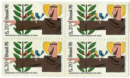 QC0956 - 750º Aniversário da Morte de São Francisco - 1976 - MINT