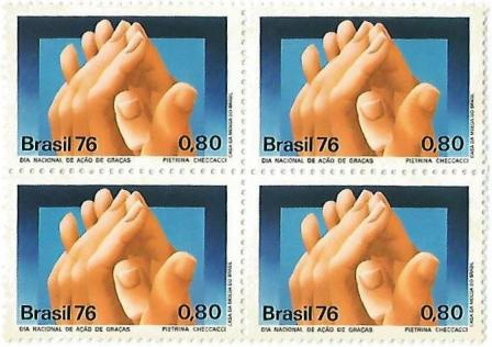 QC0968 - Dia Nacional de Ação de Graças - 1976 - MINT