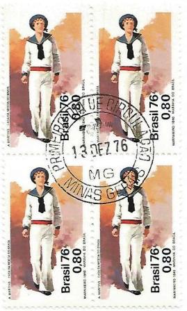 QC0969CPD - Homenagem à Marinha do Brasil - Marinheiro - 1976 - MINT