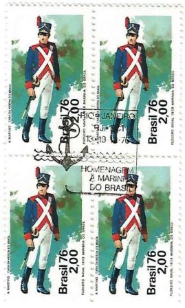 QC0970CBC - Homenagem à Marinha do Brasil - Fuzileiro - 1976 - MINT