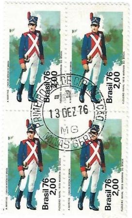 QC0970CPD - Homenagem à Marinha do Brasil - Fuzileiro - 1976 - MINT